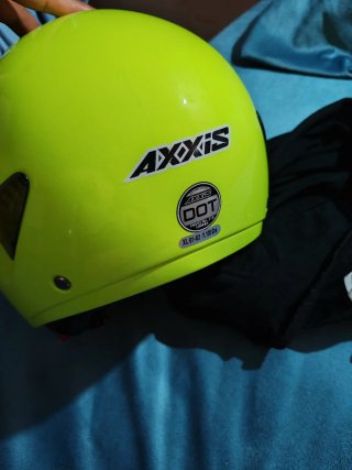 Casco Moto AXXIS XL Amarillo Neón DOT
