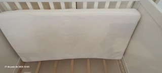 Cuna bebé blanca IKEA 60x120