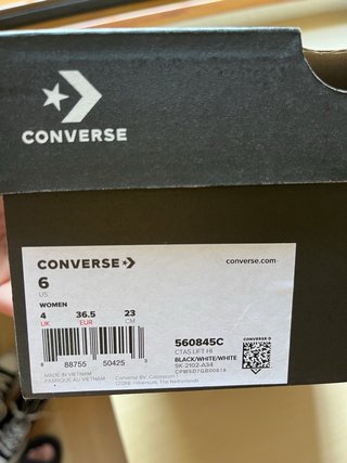 Converse plataforma mujer negras