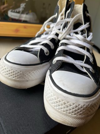Converse plataforma mujer negras