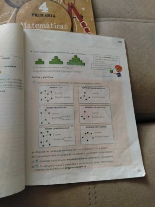 Libro de matemáticas 4 de primaria