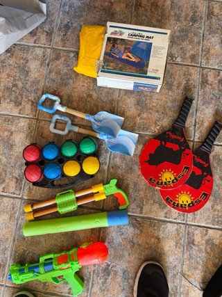 Pack Playa: Palas, Bolas, Pistolas Agua y Cochonet