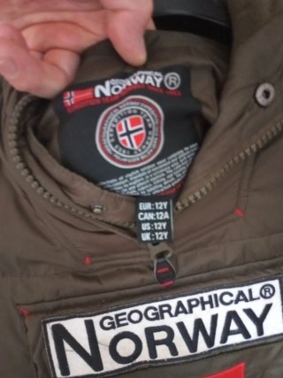 Abrigo Geographical Norway Marrón