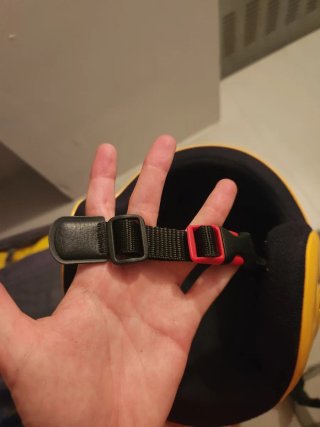 Casco de esquí infantil amarillo