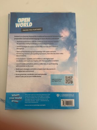 Pack libros inglés Open World C1 (student + work)