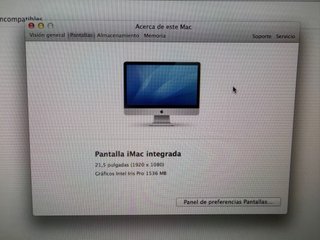 Imac Apple Negro y Plateado