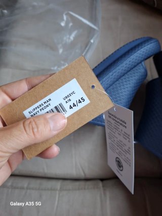 Ciabatte Ragno Uomo Blu Taglia 44/45
