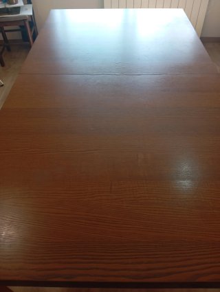 Mesa de comedor extensible madera