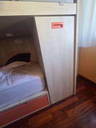 Cama tren juvenil con almacenaje