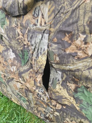Hide fotográfico camuflaje + manga para tele