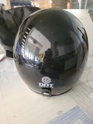 Casco Moto Talla M Negro Nuevo