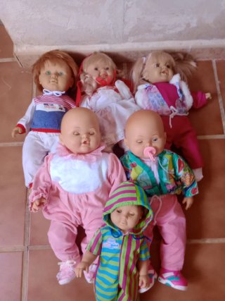Lote 6 muñecas años 90,  Jermar, etc