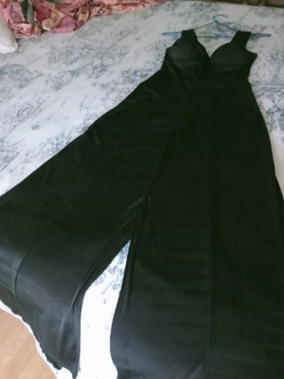 Vestido negro largo verano