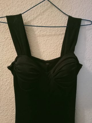 Vestido negro largo verano