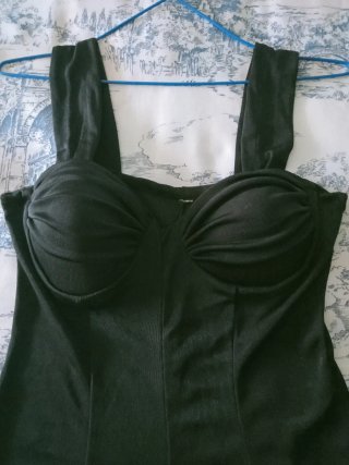 Vestido negro largo verano
