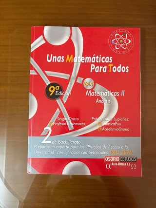 Unas Matemáticas para todos (9ª edición, 2026)