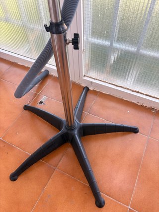 Lavacabezas portátil negro