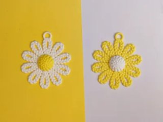 Pendientes Flor Margarita