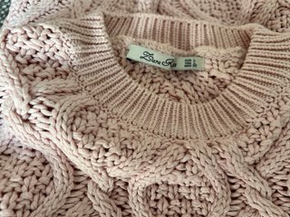 Jersey Zara Rosa Trenzado