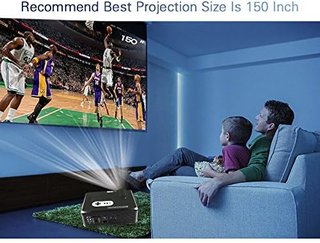 Proyector LED HD 3000 lm 1080P HDMI USB