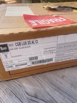 Nueva - Placa de gas Teka CGB LUX 2G AL CI