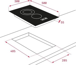 Nueva - Placa de gas Teka CGB LUX 2G AL CI