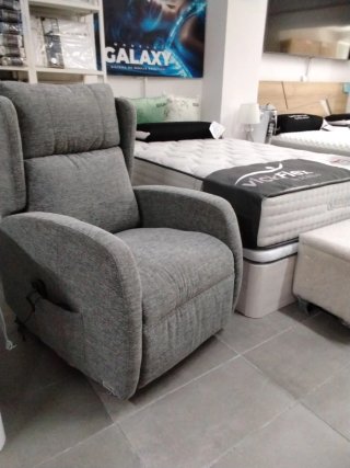 Sillón relax eléctrico gris