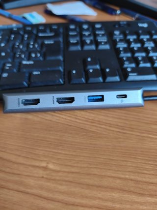 Hub USB-C Selore 8 en 1 Doble HDMI