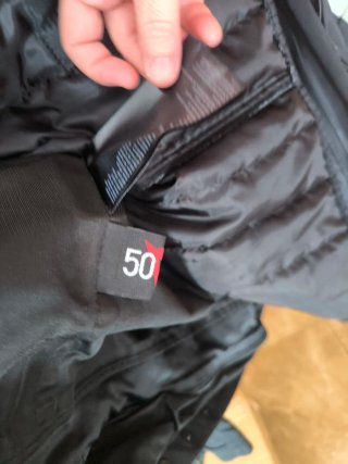 Chaqueta Moto Dainese Negra Roja Talla 50