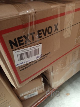 Ariston Next Evo X - Calentador de Agua 16L/min Bajo Consumo, Calentador Gas.