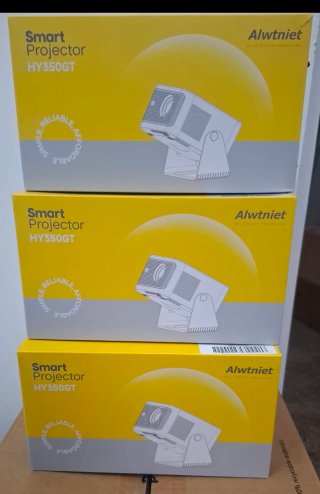 Proyector Alwtniet 4K Google TV Gris/Plata