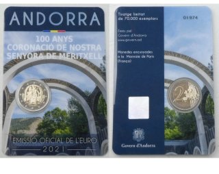 Andorra 2 Euro Coincard 2021