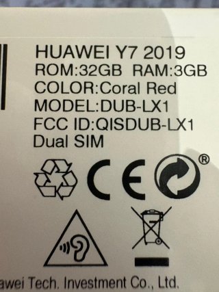 Huawei Y7 Rosso