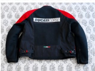 Chaqueta Moto Dainese Ducati Negra y Roja