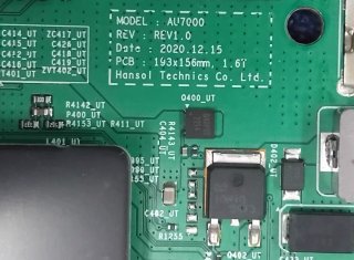 Despiece TV Samsung UE55AU7175U