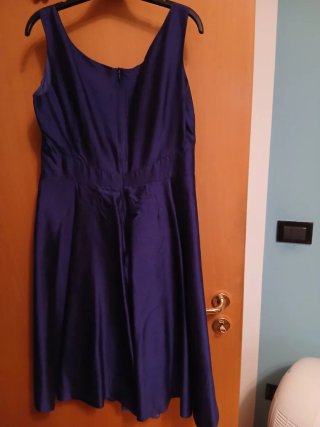 Max&Co vestito e giacca seta blu