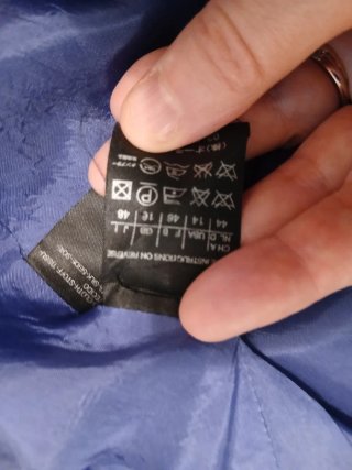 Max&Co vestito e giacca seta blu