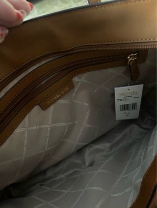 Bolso Michael Kors Marrón y Dorado