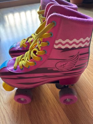 Patines Soy Luna Niña Rosa y Amarillo. Talla 36/37