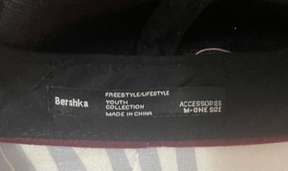 Gorra Bershka Youth Talla M granate