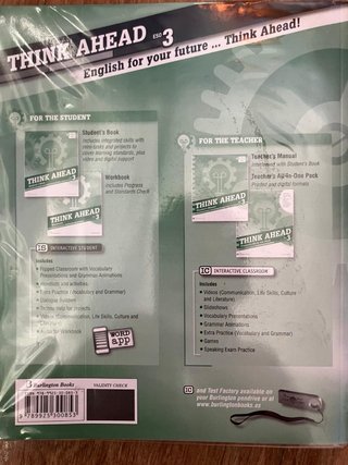 PACK Libros Think Ahead Ingles 3 eso