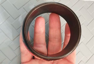 Bracciale Vintage Anni 80 Stile Orientale legno