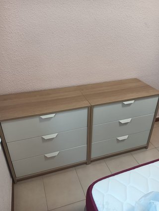 Dormitorio completo con cama 135cm