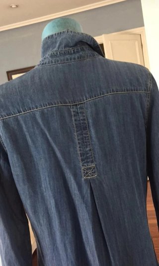 Vestido vaquero manga larga