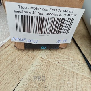 Motor para persiana enrollable - TTGO.