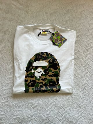 T-shirt BAPE bianca camo