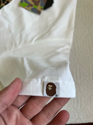 T-shirt BAPE bianca camo