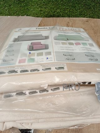 Set di 2 fodere - 2 posti Beige - Eysa Levante
