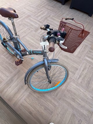 Bicicleta Btwin 500 24 con cesta