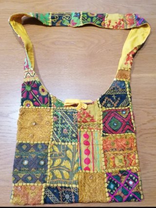 Bolso estilo Boho patchwork multicolor